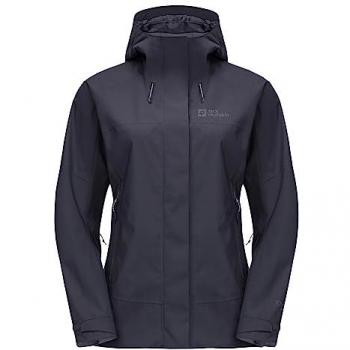 Jack Wolfskin Kammweg 2L Jacket Women Regenjacke Damen S grey,black