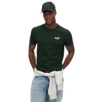 Superdry Essentials Tee – Bio-Baumwolle, 100% Natur (Größe XXXL, Grün)