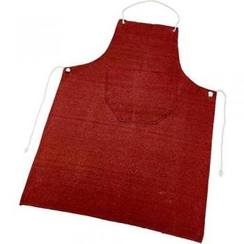 Tablier de protection rouge/marron