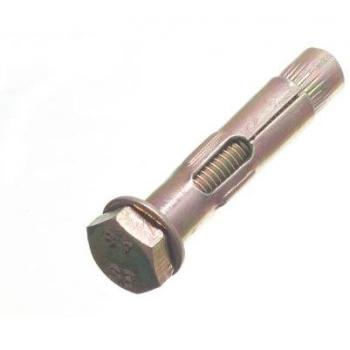 M8 Sleeve Anchor Hex Bolt with M10 Shield 50mm YZP (25 Pack)