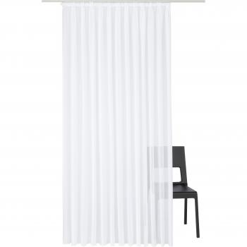 Vorhang WIRTH Betsy Gardinen Gr. 120cm, Faltenband, 300cm, weiß Store