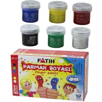 Kreative Fingerfarbe für Kinder 6 Farben
