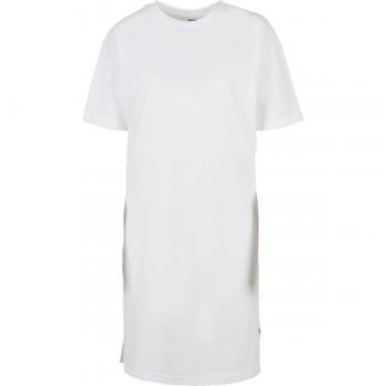Urban Classics Women's Organic Cotton Oversized Slit Dress White 5XL