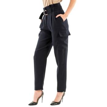 Morgan Pantalón de mujer pitillo con cinturón alto
