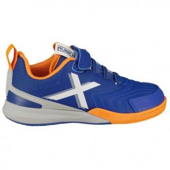 Scarpe Kids Munich Ronde Lacci Elastici Blu