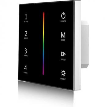 Panneau tactile LED RGB 86mm avec gradateur T3-1B pour bandes DC12V-24V