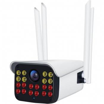 20 Lights Outdoor Wireless HD Surveillance Camera with Full Color Night Vision
