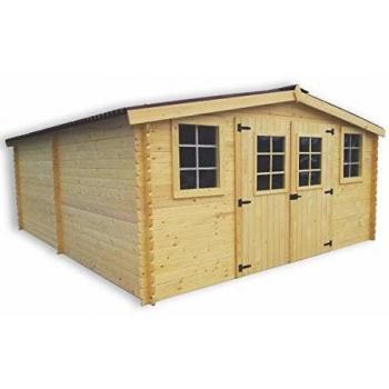 Abri de Jardin en Bois Massif 28mm Habrita