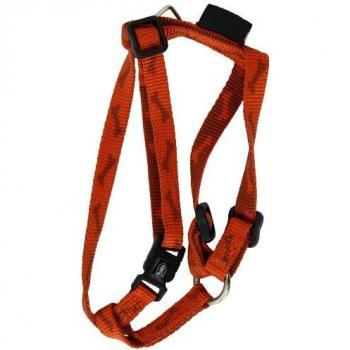 Nobby Harnais Orange Motif O – 25‑35 cm, 10 mm