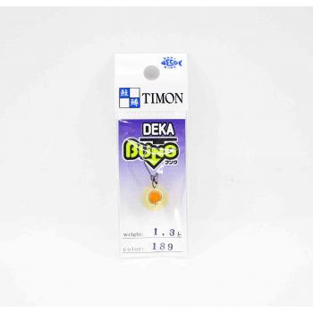 Jackall 1.3g Deka Timon Sinking Flasher Orange/White