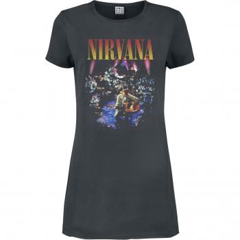 Robe de soirée Nirvana – Amplified – NYC Live – Taille Petite à Grande – Femme – Gris anthracite