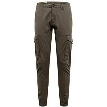 Jack & Jones JJIPAUL JJFLAKE Lin Pantalon, Vert Olive, 36W x 32L Homme