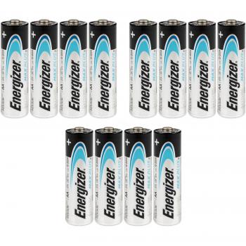 Pacco 12 Batterie Alcaline AAA LR6 1,5V Max Plus