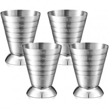 4 Piece Bartender Jigger Set