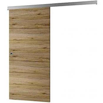 Porte pleine coulissante chêne San Remo 88 x 203 cm