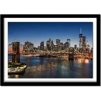 Décoration à Briller : Pont de Brooklyn 5D – 20×30 cm