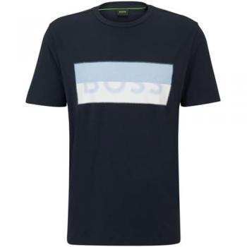 BOSS Hombre Camiseta Manga Corta XL Azul