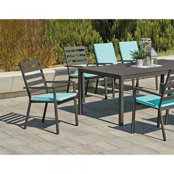 Ensemble de jardin SARANA 200-8 en aluminium anthracite