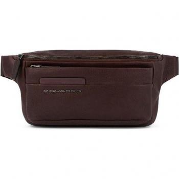 Sac Banane Universelle PIQUADRO Marron – Paavo Bumbag Testa Di Moro