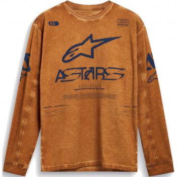 Alpinestars Nook T-shirt Manches Longues Orange Brun Taille 2XL
