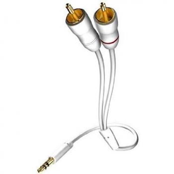 Câble audio stéréo In-akustik STAR jack 3,5 mm à 2x RCA