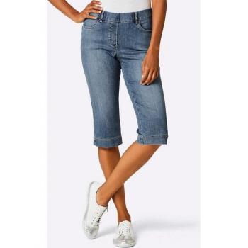 Caprijeans ASCARI Short Jeans – Ein Stück, blau, 3% Elasthan