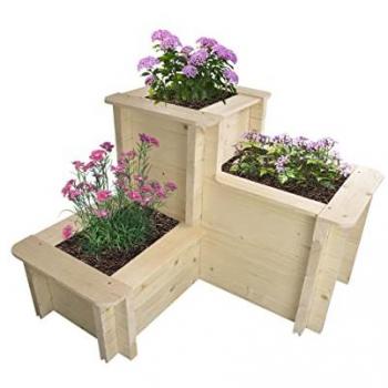 Jardinière surélevée en bois