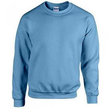 Gildan Thick Cotton Blend Hooded Sweatshirt: Light Blue, XXL
