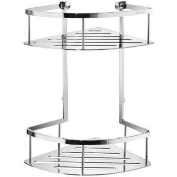 Smedbo UK Double Shower Caddy in Polished Chrome