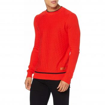 Camiseta sin Mangas de Scotch & Soda, Modelo Clásico de Cuello Redondo en Tejido Estructurado