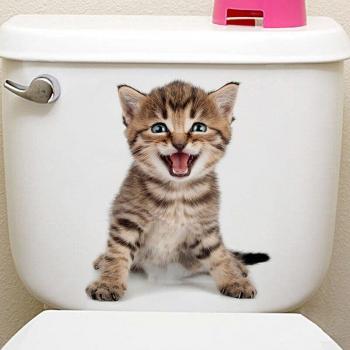Stickers Muraux Étanches Chat