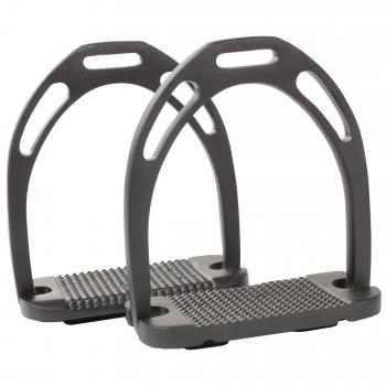 Estribo Negro Horka de Aluminio Ligero – Ideal para Ponys y Caballos