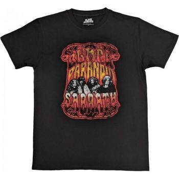 Zwart Sabbath Unisex T-Shirt Paranoïde Psych Katoen S zwart