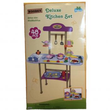 Parkfield Wooden Kitchen Set (48-Piece Deluxe)