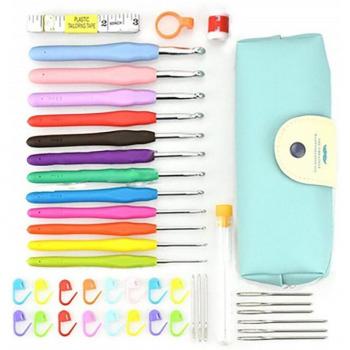 Kit Integral de Ganchillos y Herramientas Tejer