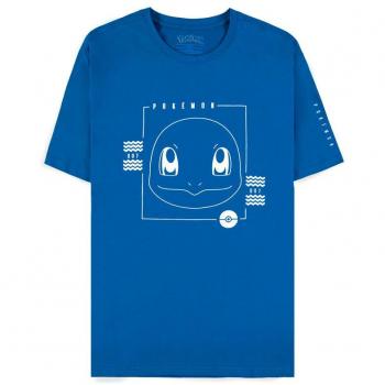 Pokémon Squirtle Korte Mouwen T-shirt voor Mannen Lichtblauw