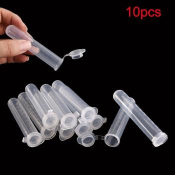 10-Piece 10ML Clear Micro Centrifuge Test Tubes with Snap Cap