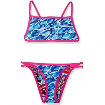 Flipturns Two‑Piece Speedo Swimwear – Women’s 811339C275 (Multicolor, UK Size 10)