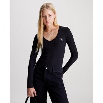 Calvin Klein Jeans Bluse Schwarz Regular Fit XS Damen