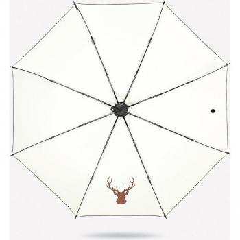 Parapluie noir pliant UV cerf wapiti YADA INS