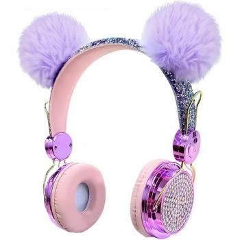 Audífonos de unicornio rosa para cumpleaños y Navidad