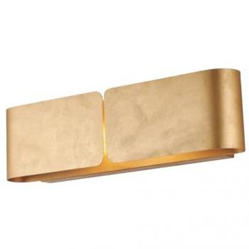 Applique Elegante 2 Luci Oro