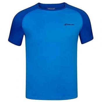 Babolat Play Crew Neck Tee Garçon Tricot Mixte Enfant, Bleu Aster, 10-12 ans