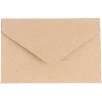 Invitaciones de boda sobre kraft clásico, 20 piezas