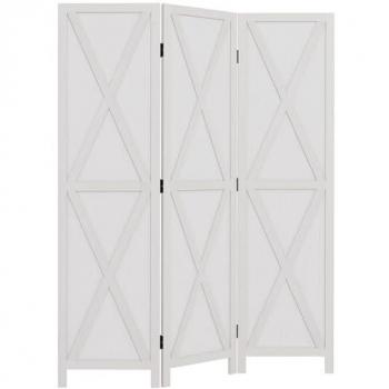 Biombo plegable de madera HOMCOM 136,5x170 cm