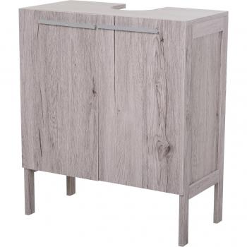 Armario de Baño Kleankin Bajo con 2 Puertas 60x30x70 cm