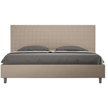 Cama Sunny 190x190 sin somier color gris Tórtola