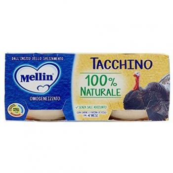 Mellin omog tacchino 2x80g
