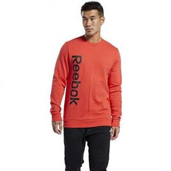 S Reebok Te Linear Logo Sweat-Shirt Homme Crew Rouge
