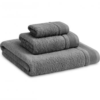 Colección Gris Oscuro: Toallas de Baño Completo